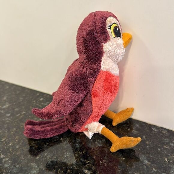 Robin Sofia First Red Bird Plush Disney Store 8" Stuffed Animal Toy - Picture 3 of 8